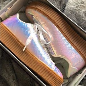 Hologram Snake Skin Shoes